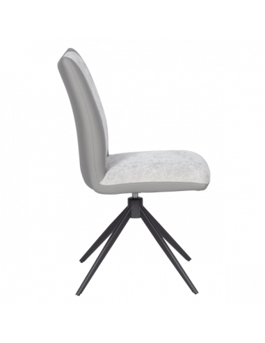 Трапезен стол TULSA - светлосив