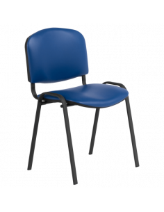 Посетителски стол Carmen 1131 LUX -  тъмносин