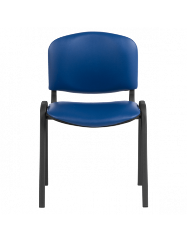 Посетителски стол Carmen 1131 LUX -  тъмносин