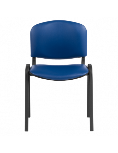 Посетителски стол Carmen 1131 LUX -  тъмносин