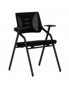 Посетителски стол Carmen 1709 - черен