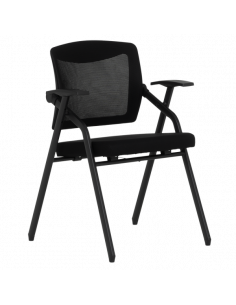 Посетителски стол Carmen 1708 - черен