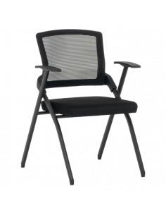 Посетителски стол Carmen 1702 - черен