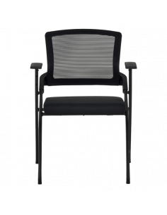 Посетителски стол Carmen 1702 - черен 2