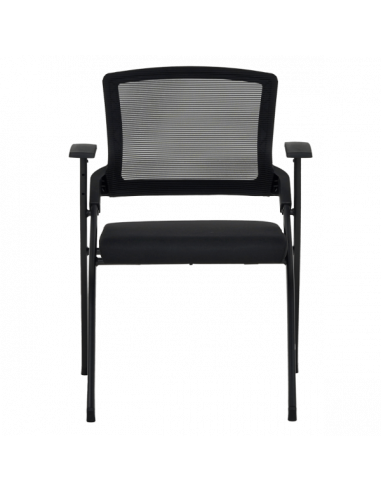 Посетителски стол Carmen 1702 - черен