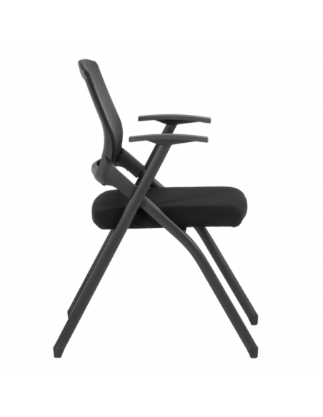 Посетителски стол Carmen 1702 - черен