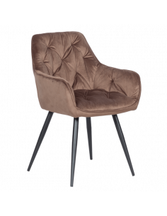 Трапезен стол LATINA - кафяв