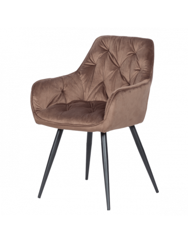 Трапезен стол LATINA - кафяв