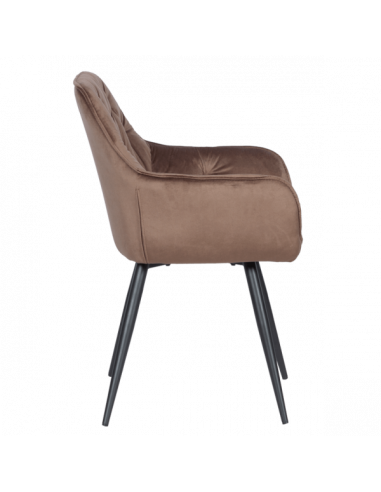 Трапезен стол LATINA - кафяв