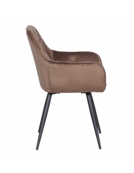 Трапезен стол LATINA - кафяв