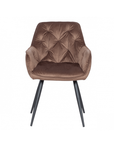 Трапезен стол LATINA - кафяв