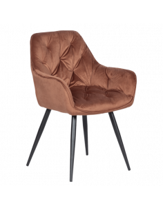 Трапезен стол LATINA - светлокафяв