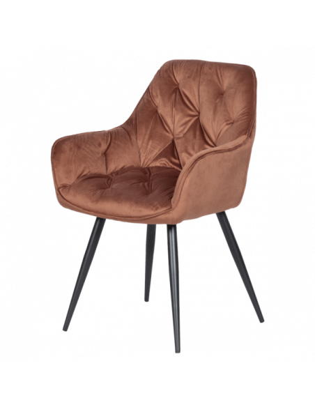 Трапезен стол LATINA - светлокафяв