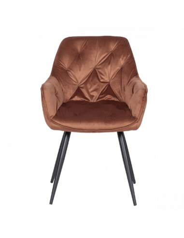 Трапезен стол LATINA - светлокафяв