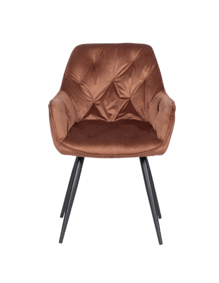 Трапезен стол LATINA - светлокафяв