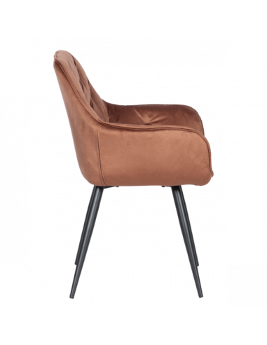 Трапезен стол LATINA - светлокафяв