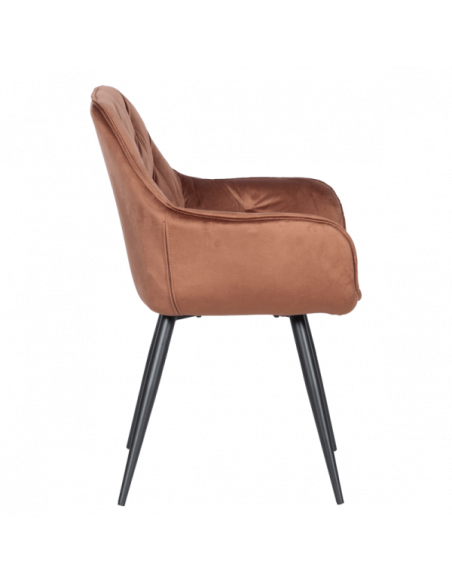 Трапезен стол LATINA - светлокафяв