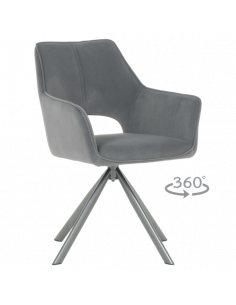 Трапезен стол READING 2 - сив MJ 3