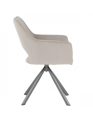 Трапезен стол READING 2 - светлосив MJ 3