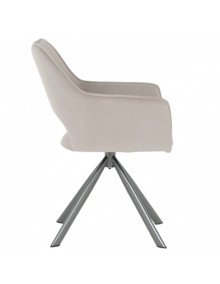 Трапезен стол READING 2 - светлосив MJ 3