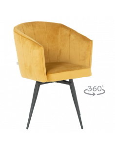 Трапезен стол VENICE - жълт