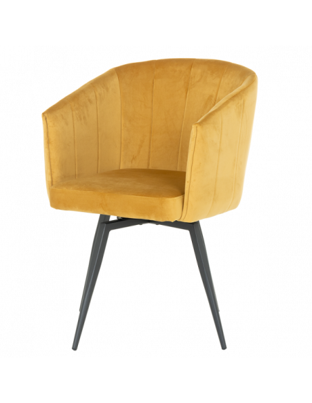 Трапезен стол VENICE - жълт