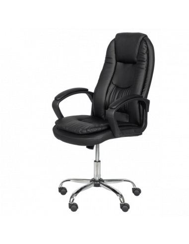 Президентски офис стол Carmen 6682-1 LUX - черен