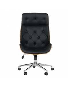 Офис кресло Carmen 6407 - орех-черен 2