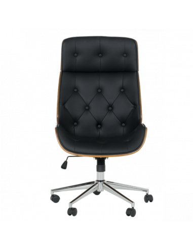 Офис кресло Carmen 6407 - орех-черен
