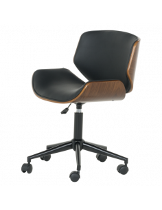 Работен офис стол Carmen 6409 - орех-черен 2