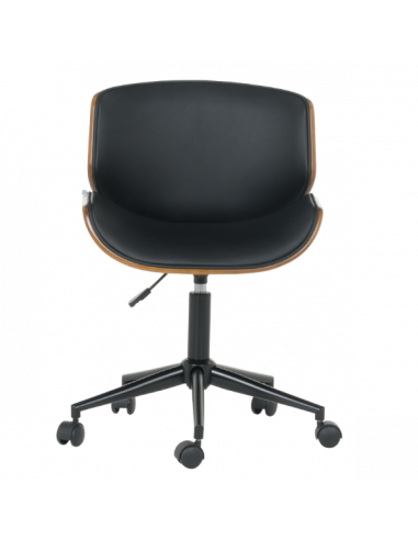 Работен офис стол Carmen 6409 - орех-черен