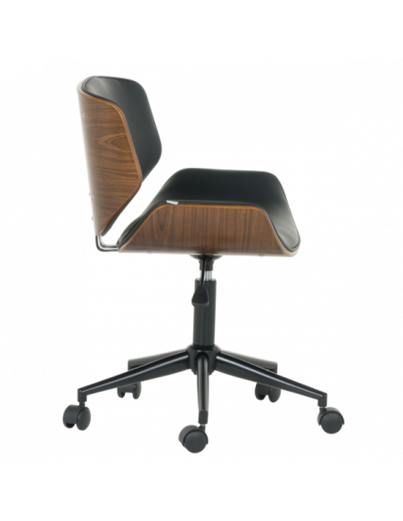 Работен офис стол Carmen 6409 - орех-черен