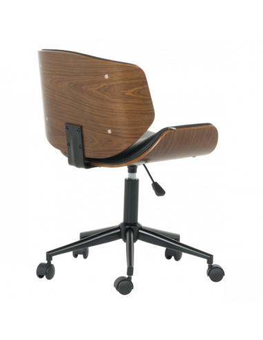 Работен офис стол Carmen 6409 - орех-черен