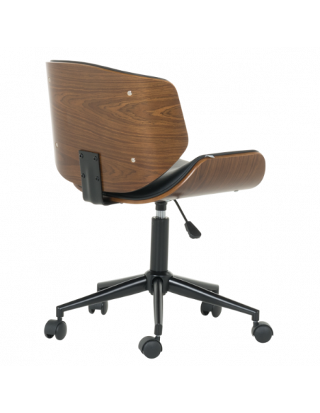 Работен офис стол Carmen 6409 - орех-черен