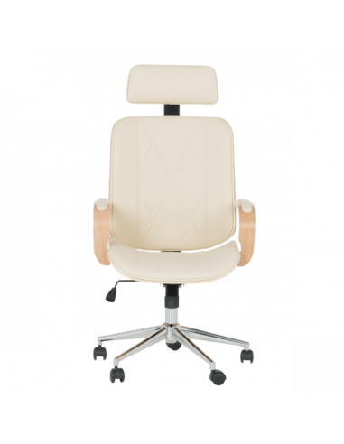 Президентски офис стол Carmen 6404 - бук-крем