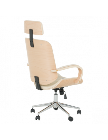 Президентски офис стол Carmen 6404 - бук-крем