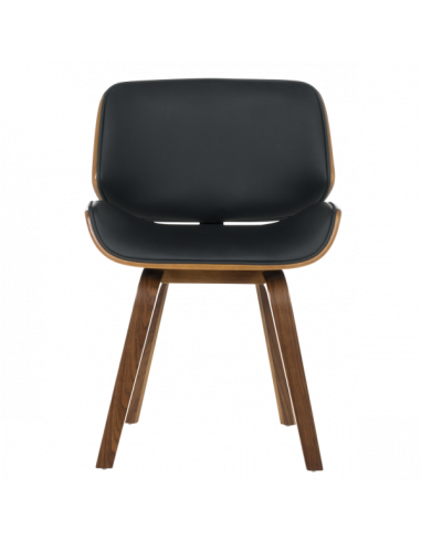 Трапезен стол Carmen 9976 - орех-черен