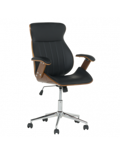 Президентски офис стол Carmen 6408 - орех-черен