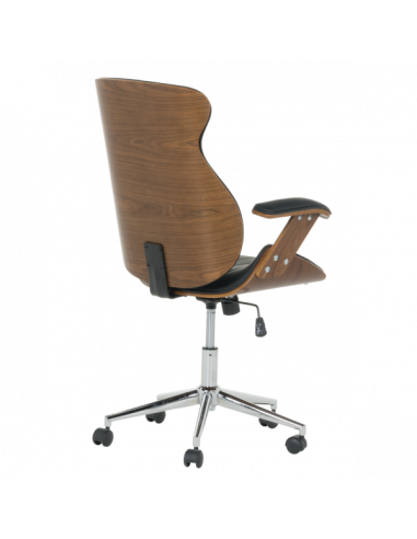 Президентски офис стол Carmen 6408 - орех-черен