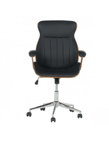 Президентски офис стол Carmen 6408 - орех-черен