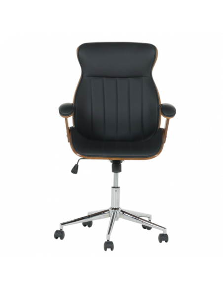 Президентски офис стол Carmen 6408 - орех-черен