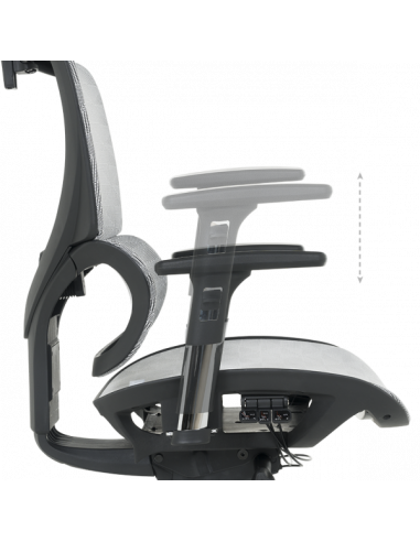 Ергономичен стол DELTA - бял