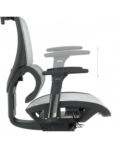 Ергономичен стол DELTA - бял