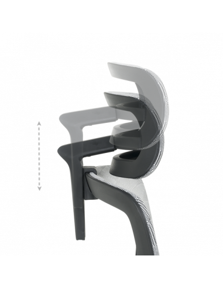 Ергономичен стол DELTA - бял