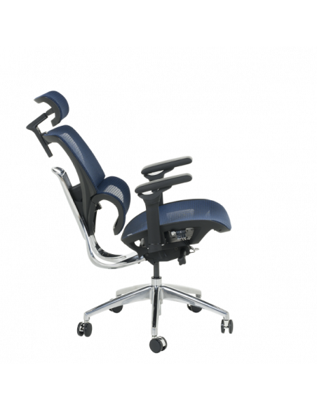 Ергономичен стол CALGARY - син