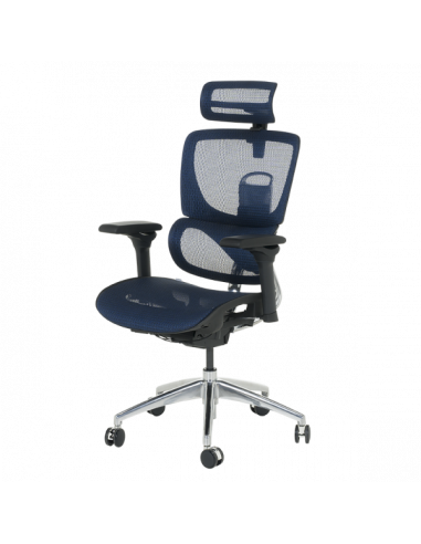 Ергономичен стол CALGARY - син