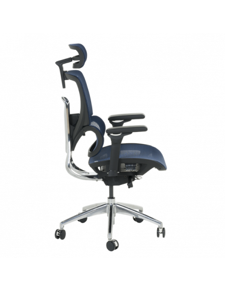 Ергономичен стол CALGARY - син