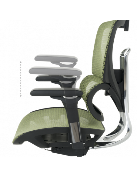 Ергономичен стол CALGARY - зелен