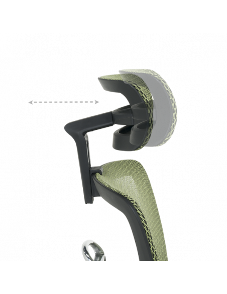 Ергономичен стол CALGARY - зелен