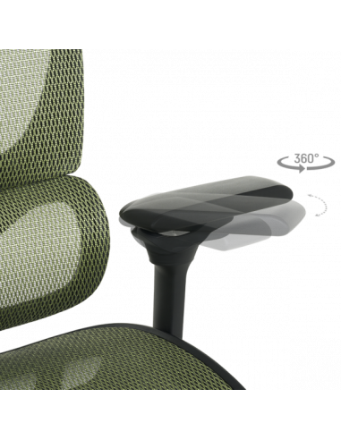 Ергономичен стол CALGARY - зелен